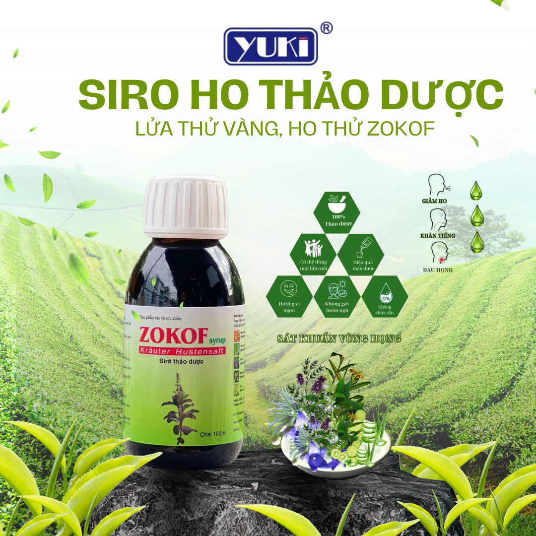 SIRO HO ZOKOF - GIẢI PHÁP TOÀN DIỆN CHO MỌI LOẠI HO